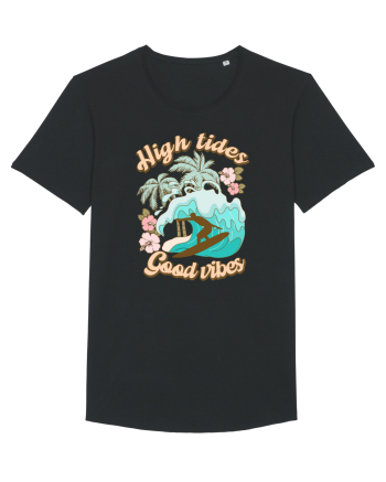 High Tides Good Vibes Black