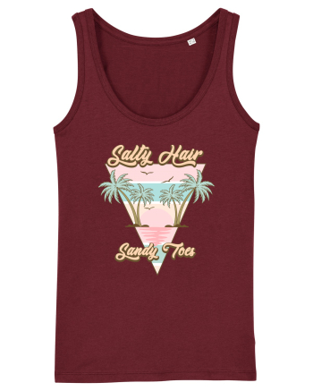 Salty Hair Sandy Toes Burgundy