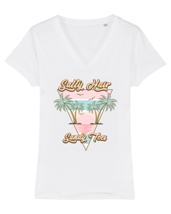 Salty Hair Sandy Toes White