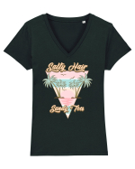 Salty Hair Sandy Toes Tricou mânecă scurtă guler V Damă Evoker