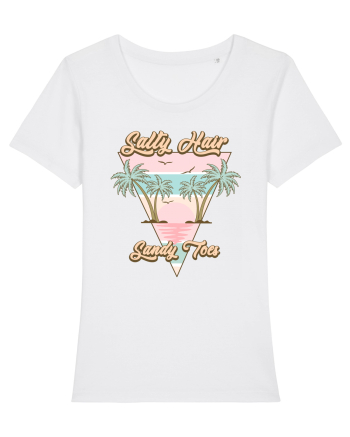 Salty Hair Sandy Toes White