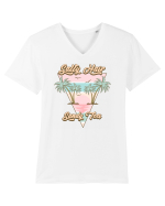 Salty Hair Sandy Toes Tricou mânecă scurtă guler V Bărbat Presenter