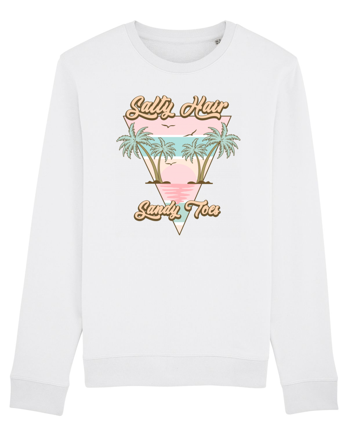 Bluză mânecă lungă Unisex Rise White