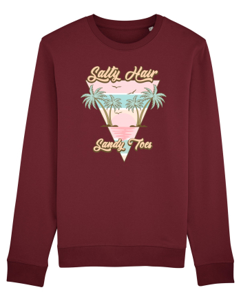 Salty Hair Sandy Toes Burgundy