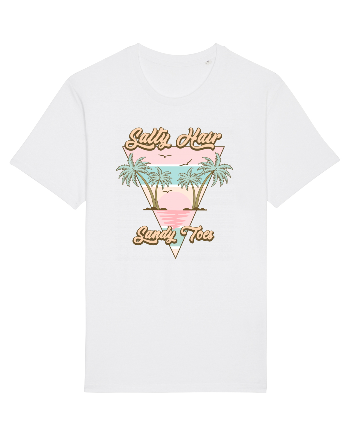 Tricou mânecă scurtă Unisex Rocker White
