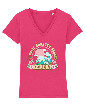 Sunrise Sunburn Sunset Repeat Raspberry