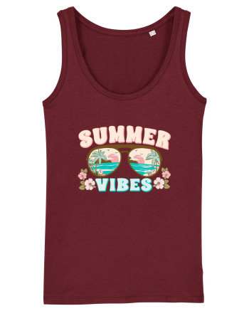 Summer Vibes Burgundy