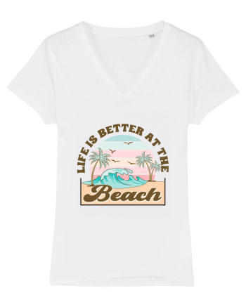 Life Is Better At The Beach White