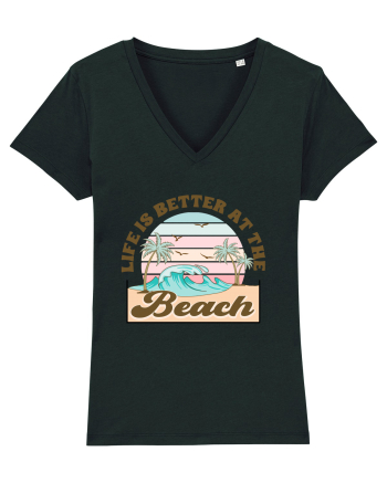 Life Is Better At The Beach Black