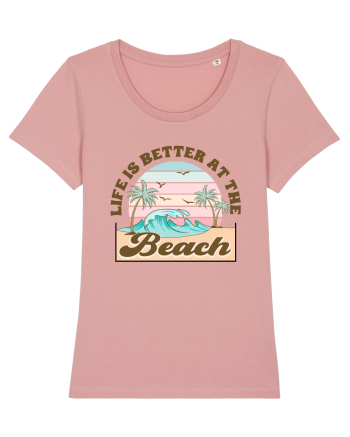 Life Is Better At The Beach Canyon Pink