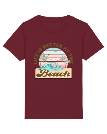 Life Is Better At The Beach Burgundy