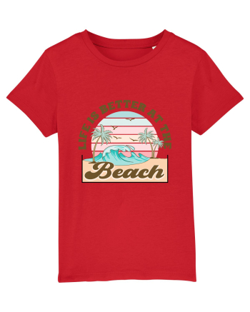 Life Is Better At The Beach Red