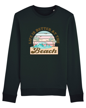 Life Is Better At The Beach Black
