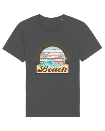 Life Is Better At The Beach Anthracite