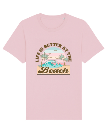 Life Is Better At The Beach Cotton Pink