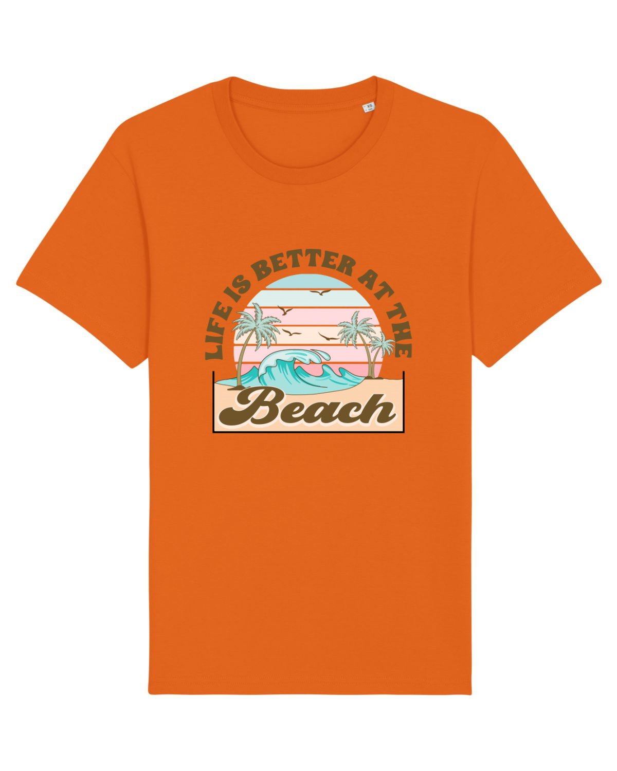 Tricou mânecă scurtă Unisex Rocker Bright Orange