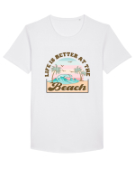 Life Is Better At The Beach Tricou mânecă scurtă guler larg Bărbat Skater