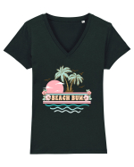 Beach Bum Tricou mânecă scurtă guler V Damă Evoker