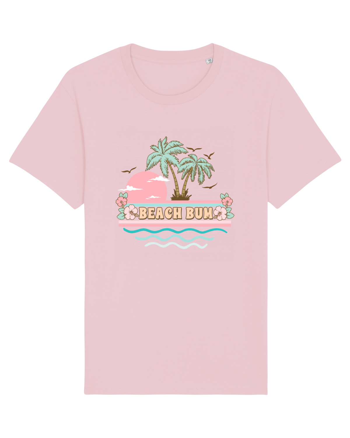 Tricou mânecă scurtă Unisex Rocker Cotton Pink