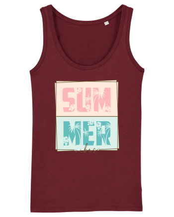 Summer Vibes! Burgundy