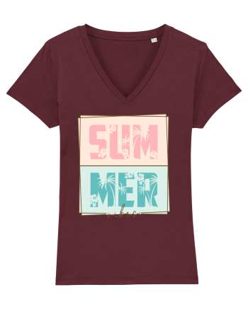 Summer Vibes! Burgundy
