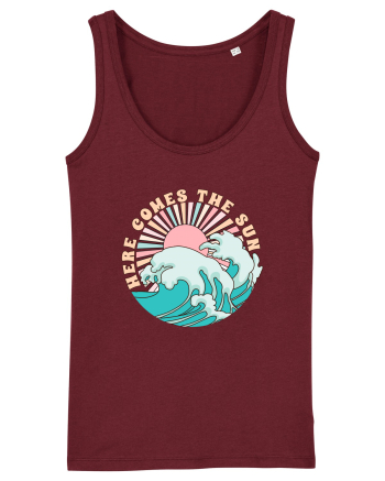 Here Comes The Sun Burgundy