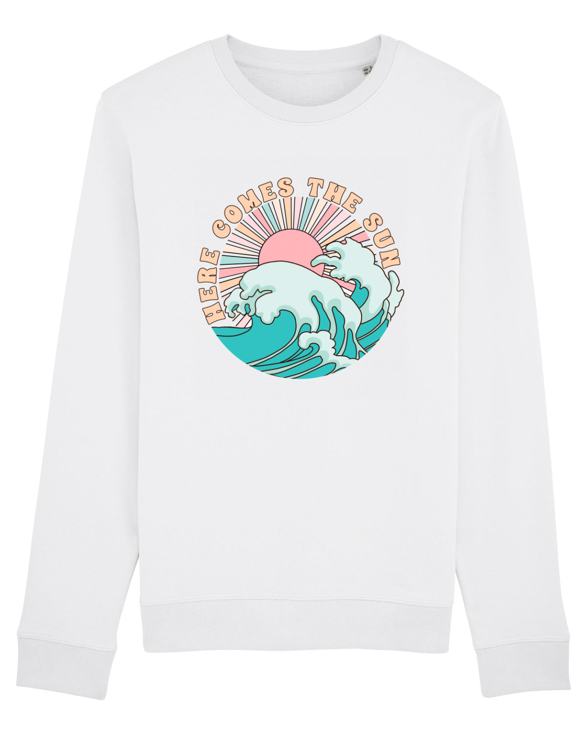 Bluză mânecă lungă Unisex Rise White