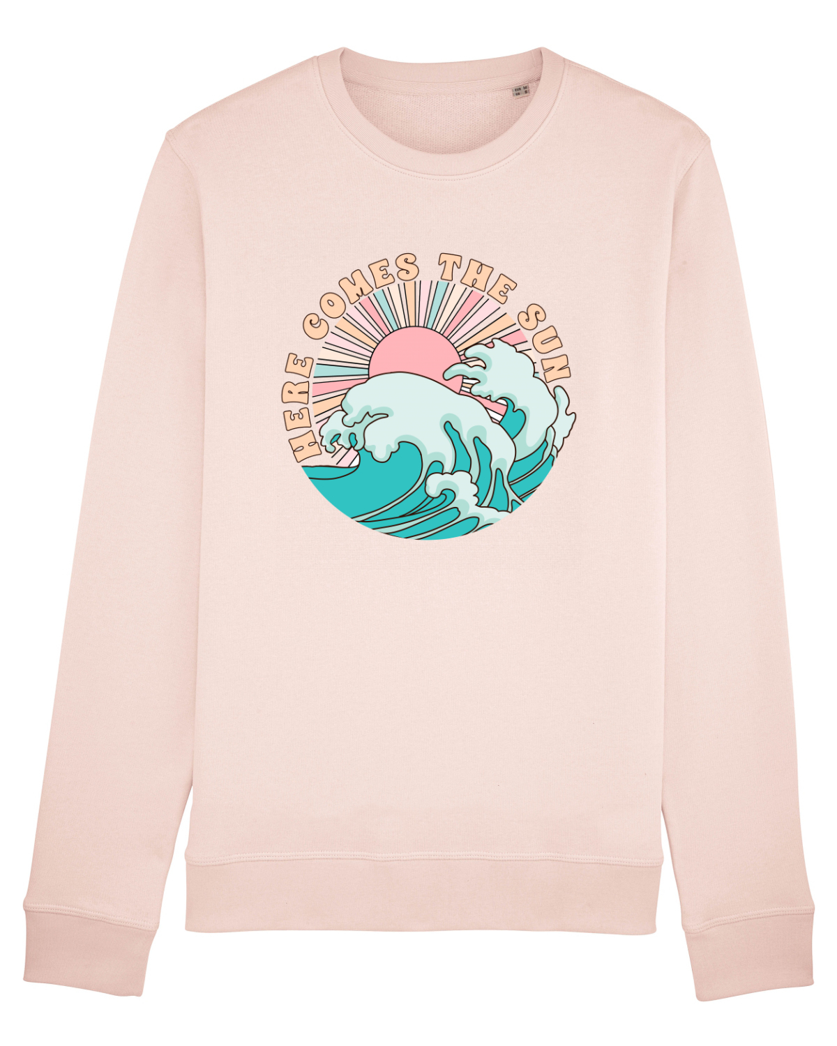 Bluză mânecă lungă Unisex Rise Candy Pink