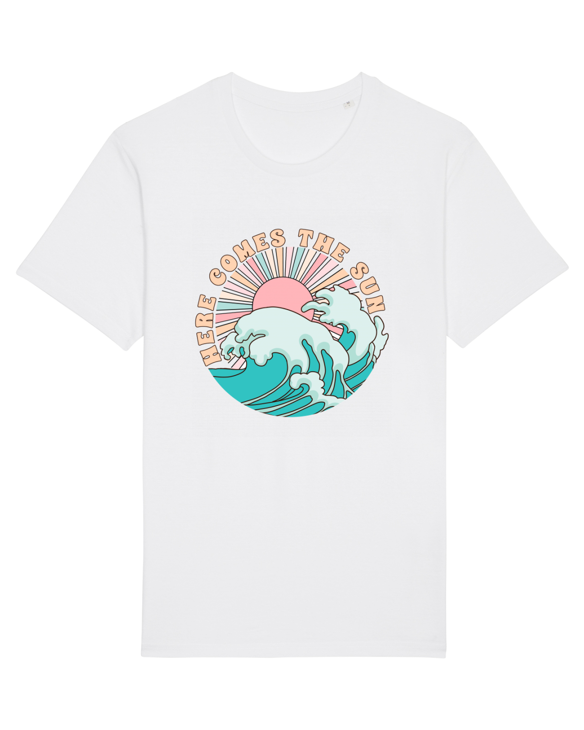 Tricou mânecă scurtă Unisex Rocker White