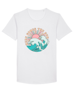 Here Comes The Sun Tricou mânecă scurtă guler larg Bărbat Skater