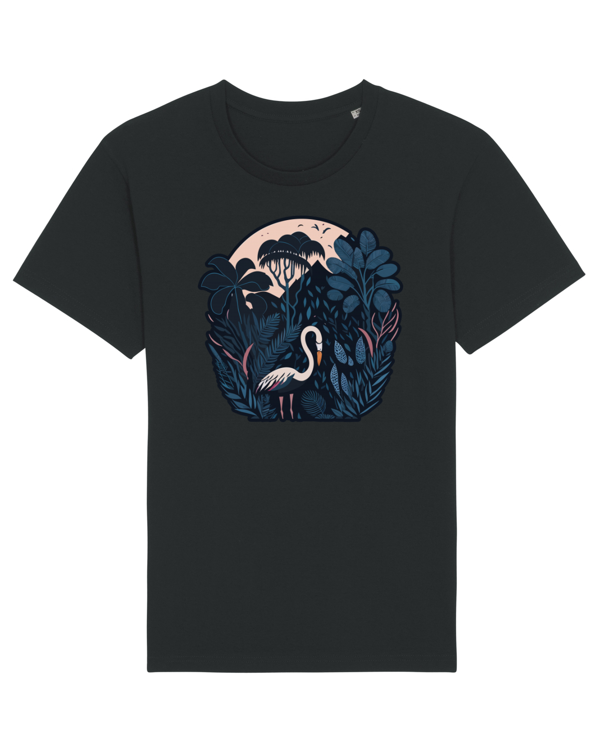 Tricou mânecă scurtă Unisex Rocker Black