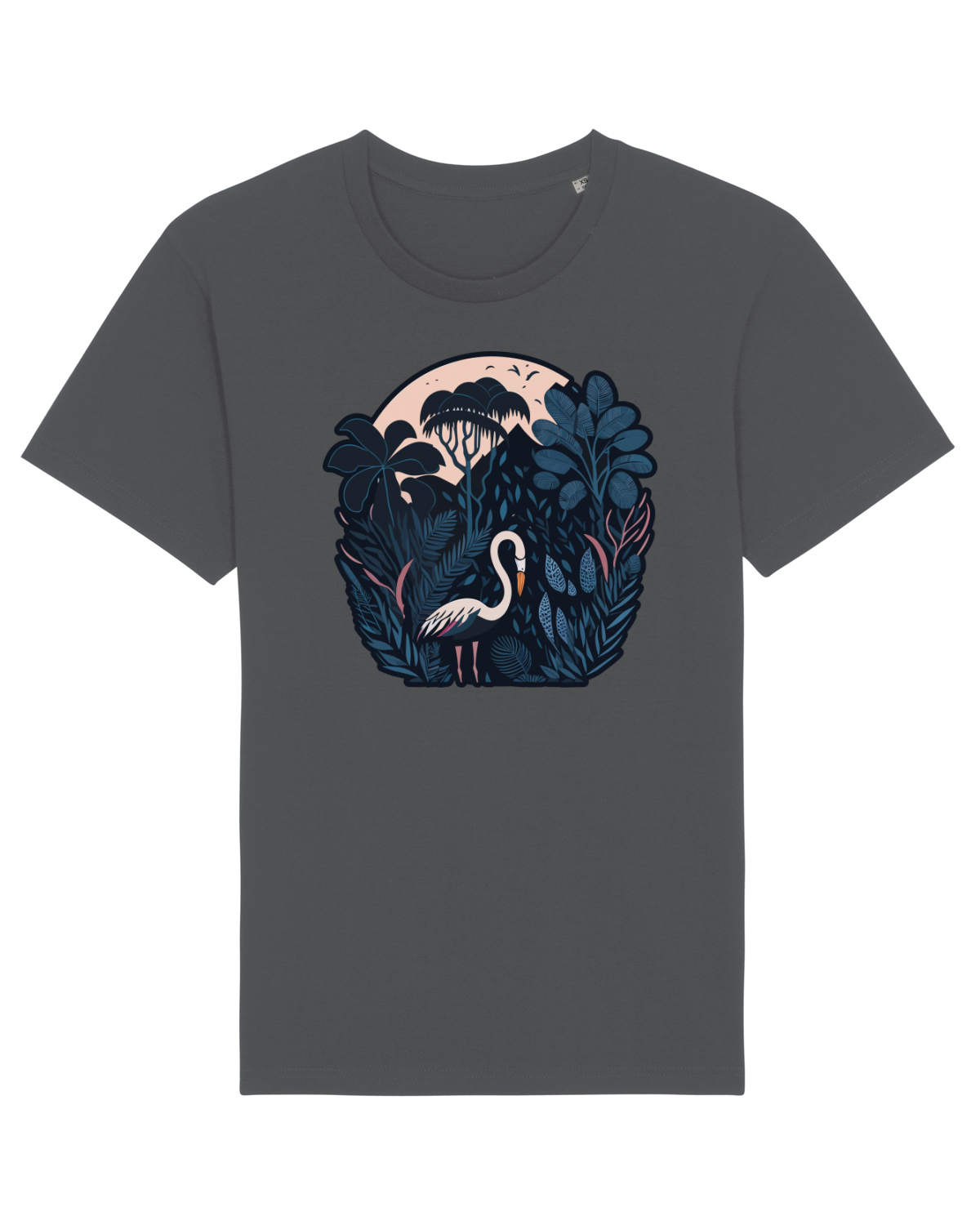 Tricou mânecă scurtă Unisex Rocker Anthracite