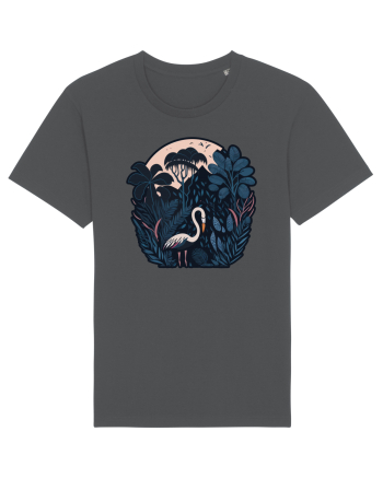 White weird bird moon Anthracite