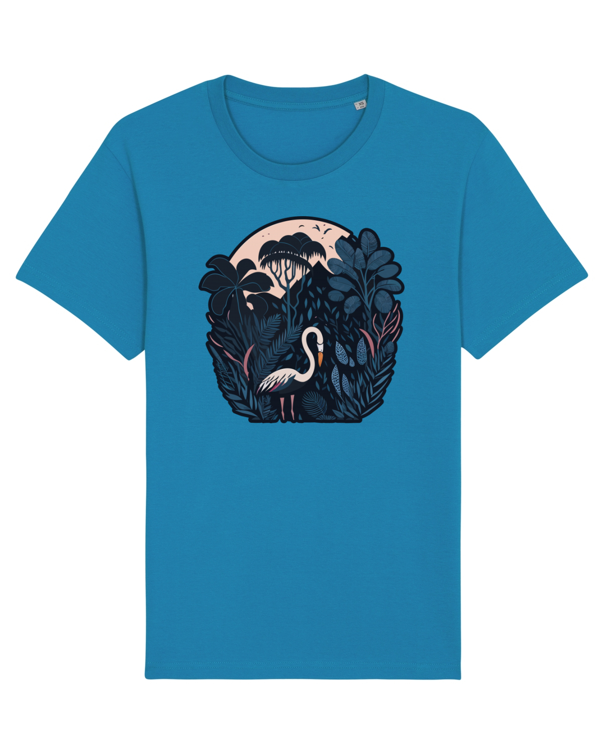 Tricou mânecă scurtă Unisex Rocker Azur