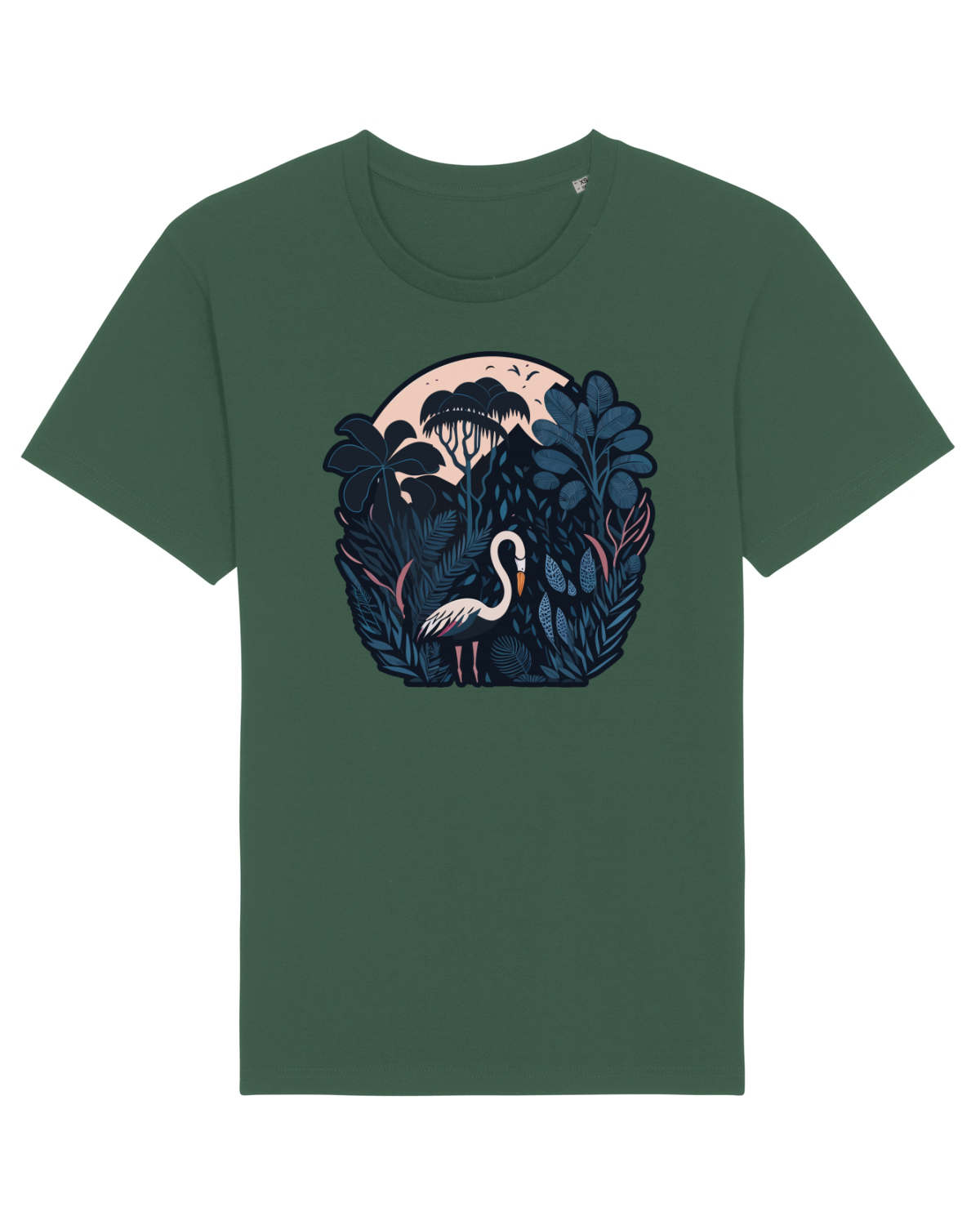 Tricou mânecă scurtă Unisex Rocker Bottle Green