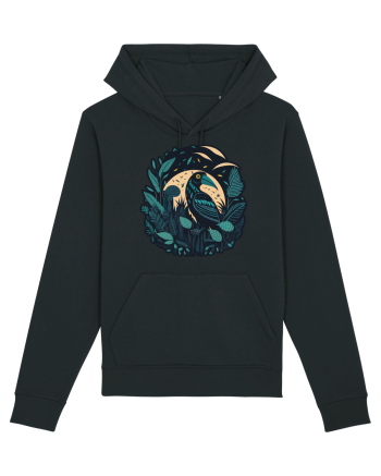 Bird moon jungle  Black