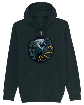 Toucan Bird moon jungle  Black