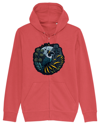 Toucan Bird moon jungle  Carmine Red