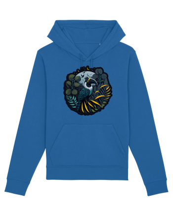 Toucan Bird moon jungle  Royal Blue