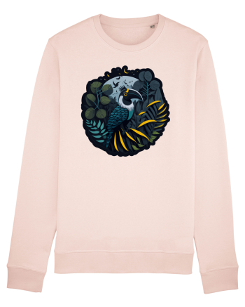 Toucan Bird moon jungle  Candy Pink