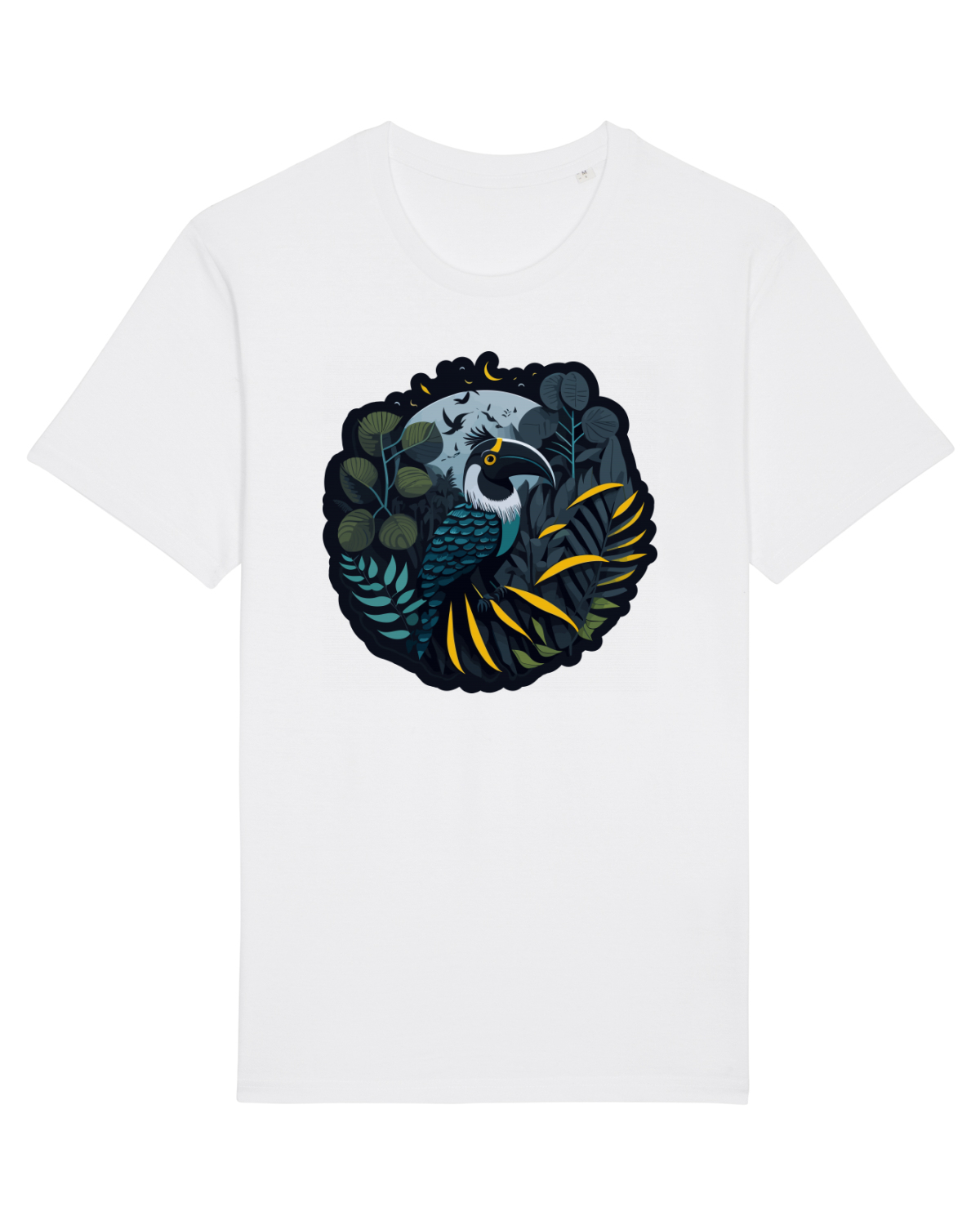Tricou mânecă scurtă Unisex Rocker White