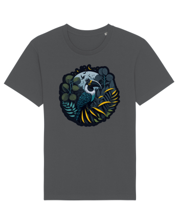 Toucan Bird moon jungle  Anthracite