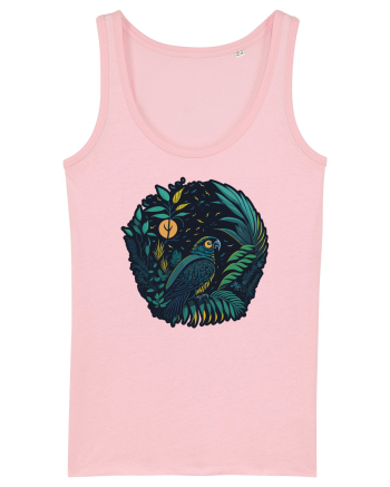 Parrot moon jungle  Cotton Pink