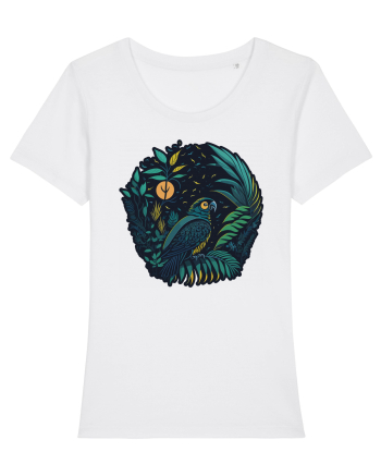 Parrot moon jungle  White