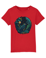 Parrot moon jungle  Tricou mânecă scurtă  Copii Mini Creator