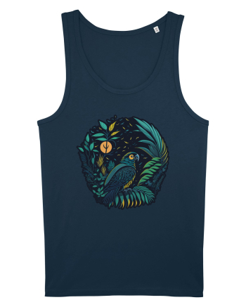 Parrot moon jungle  Navy