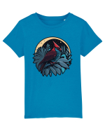 Red cardinal moon jungle  Tricou mânecă scurtă  Copii Mini Creator