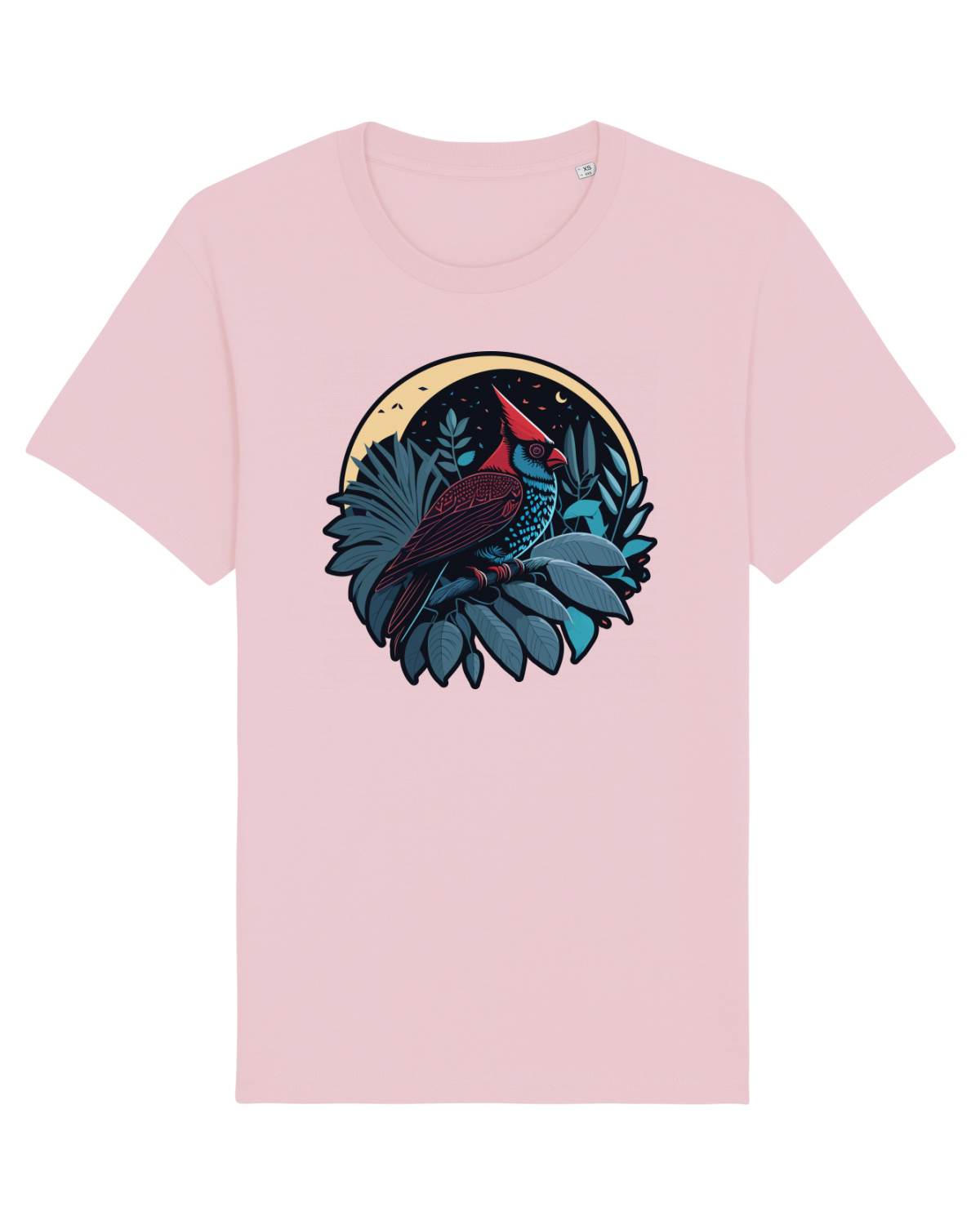 Tricou mânecă scurtă Unisex Rocker Cotton Pink