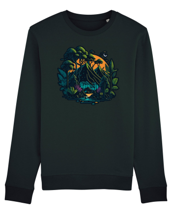 Peisaj exotic de munte  Black
