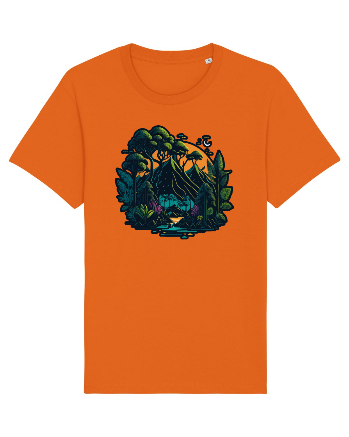 Tricou mânecă scurtă Unisex Rocker Bright Orange